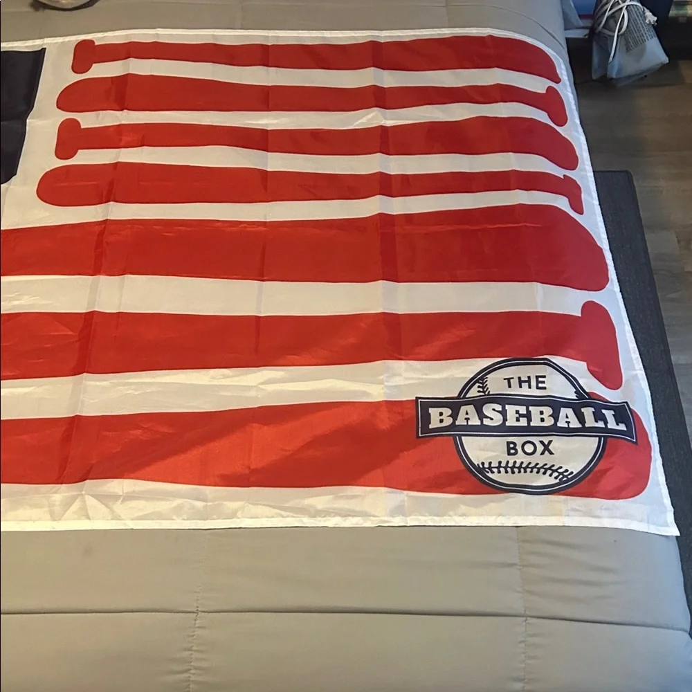 Baseball American flag